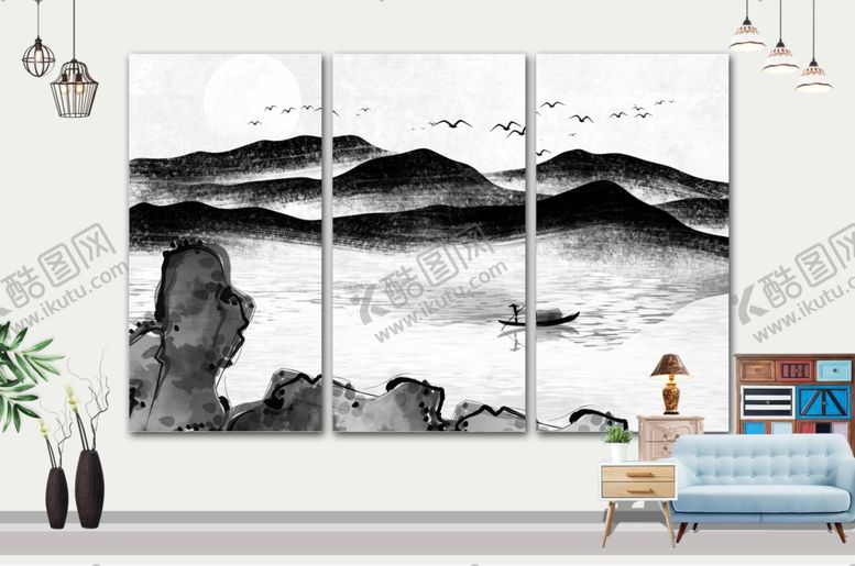 编号：91429107081029516176【酷图网】源文件下载-山水画