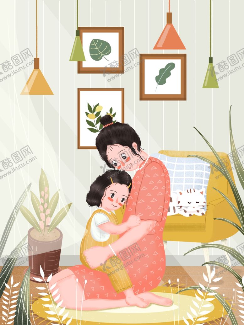 编号：15735904171918384724【酷图网】源文件下载-创意卡通插画图案