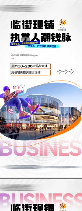 商铺招商系列海报