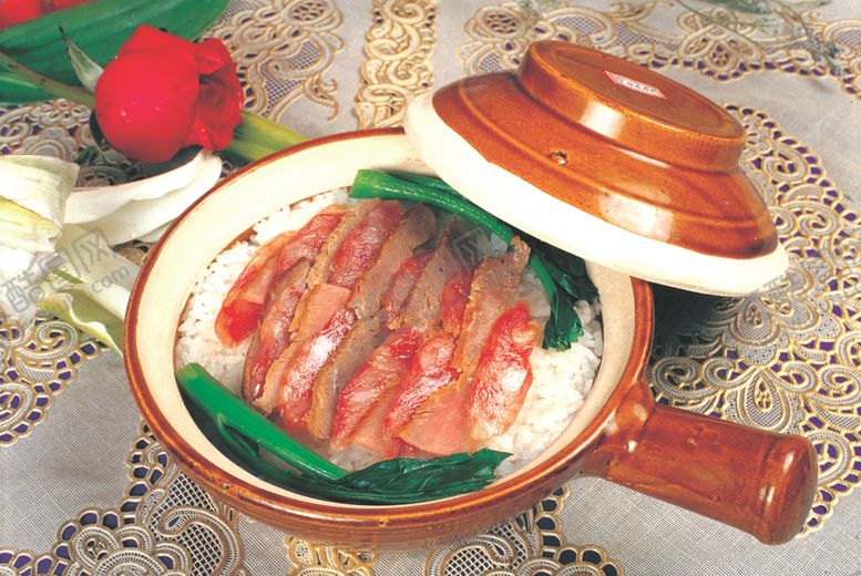 编号：27124805111337067864【酷图网】源文件下载-广式腊味煲仔饭