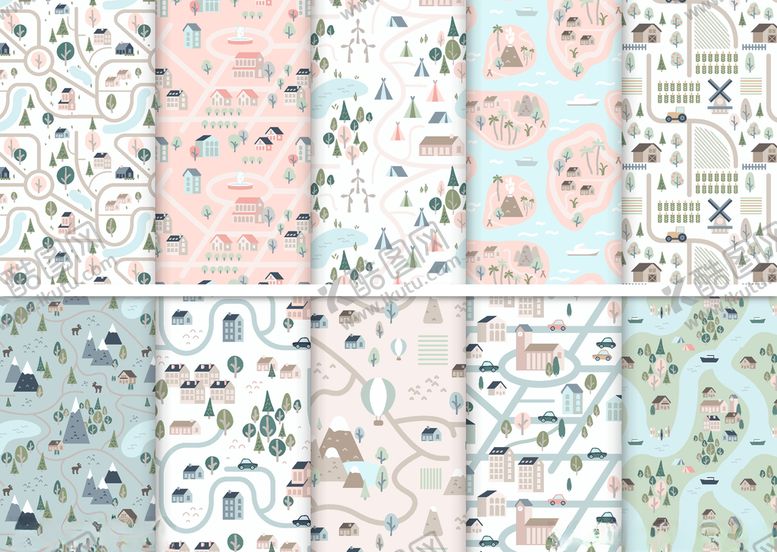 编号：80290109220740353175【酷图网】源文件下载-无缝印花