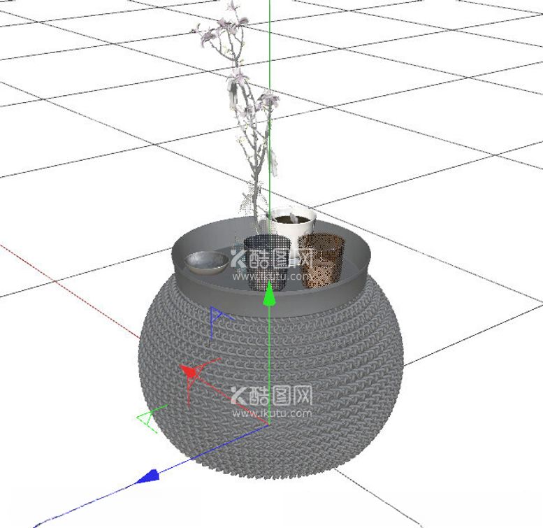 编号：73589502181700271390【酷图网】源文件下载-C4D模型茶几