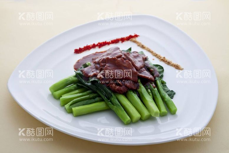 编号：10706912041612134643【酷图网】源文件下载-沙茶芥兰炒牛肉