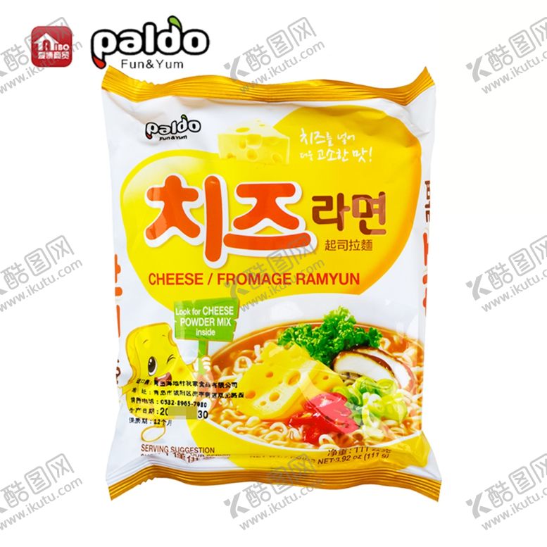 编号：88350909250908021897【酷图网】源文件下载-韩国八道起司拉面方便面