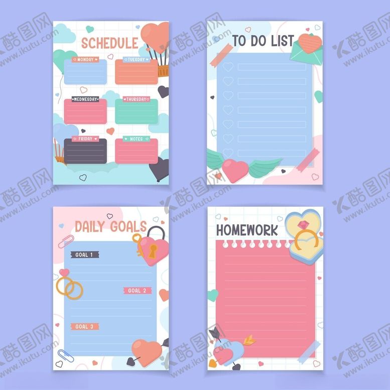 编号：38995811191225015279【酷图网】源文件下载-可爱风便签纸设计模板