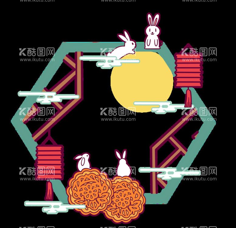 编号：67471703210456034951【酷图网】源文件下载-中秋元素