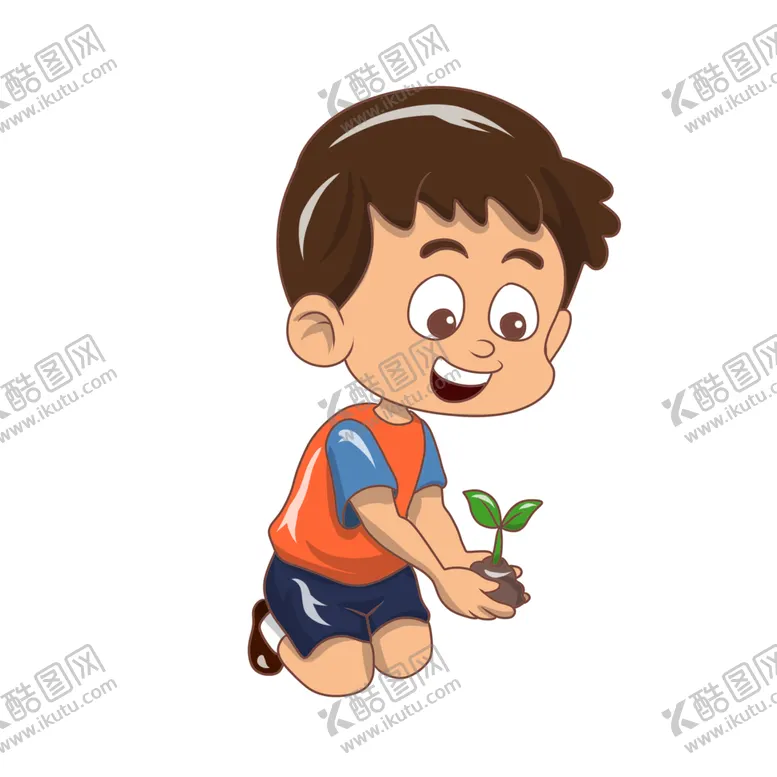 编号：72808802082136054336【酷图网】源文件下载-植树节人物和树苗