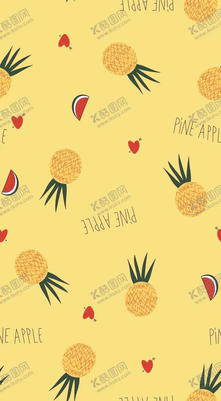 编号：45930810041147455210【酷图网】源文件下载-菠萝西瓜