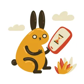 卡通动物手绘可爱图案手绘