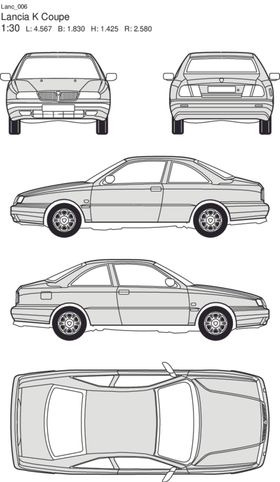 手绘汽车