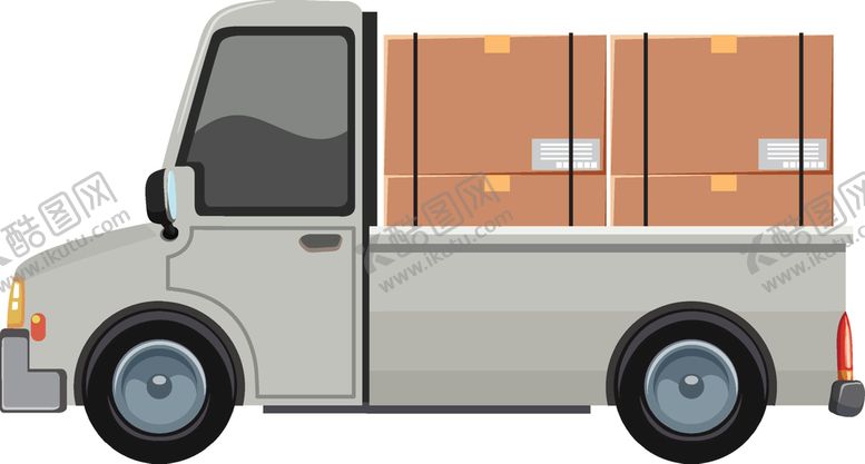 编号：96645810200024529143【酷图网】源文件下载-物流货车  