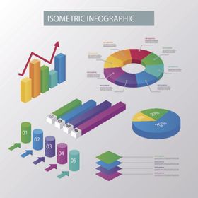 信息图模板流程过标注发展历购物