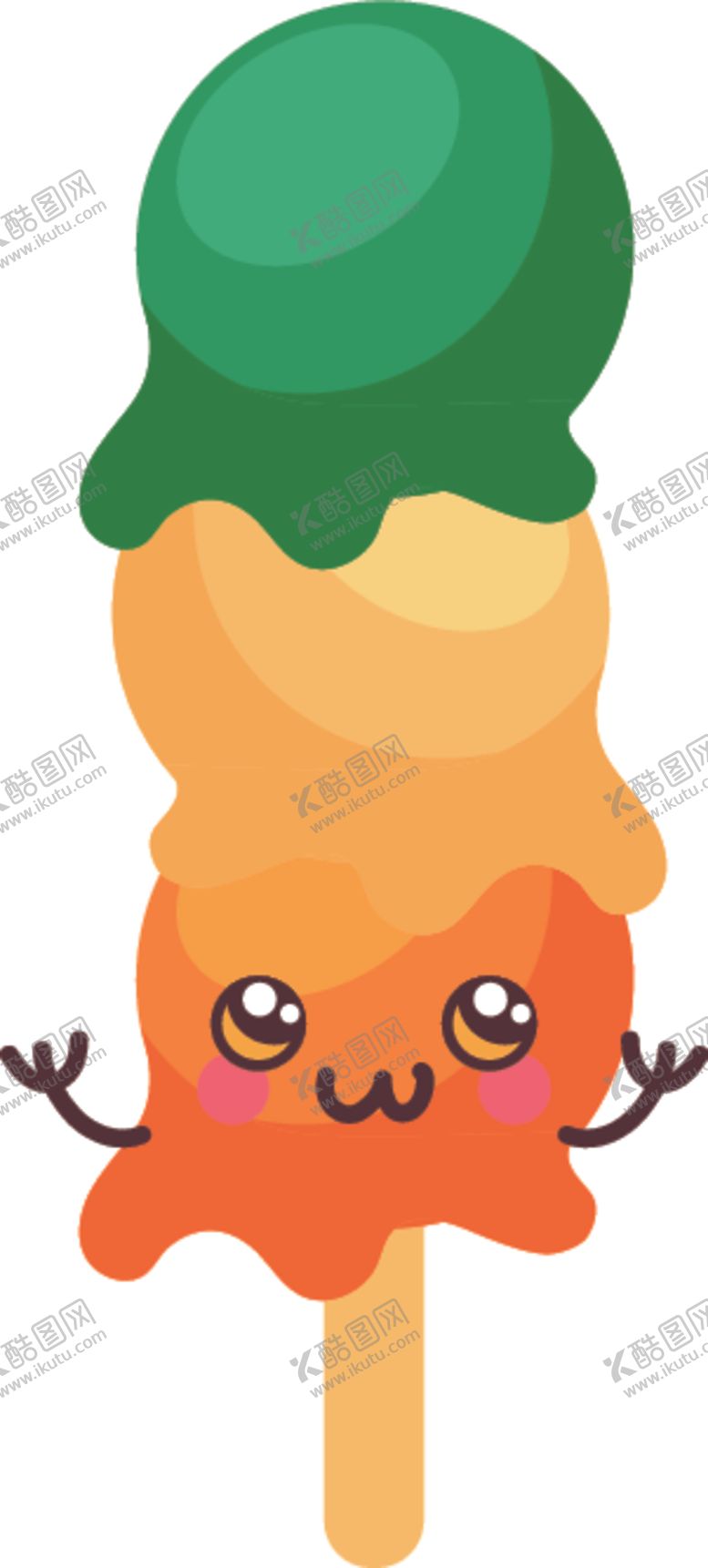 编号：69197711012136447742【酷图网】源文件下载-卡哇伊美食