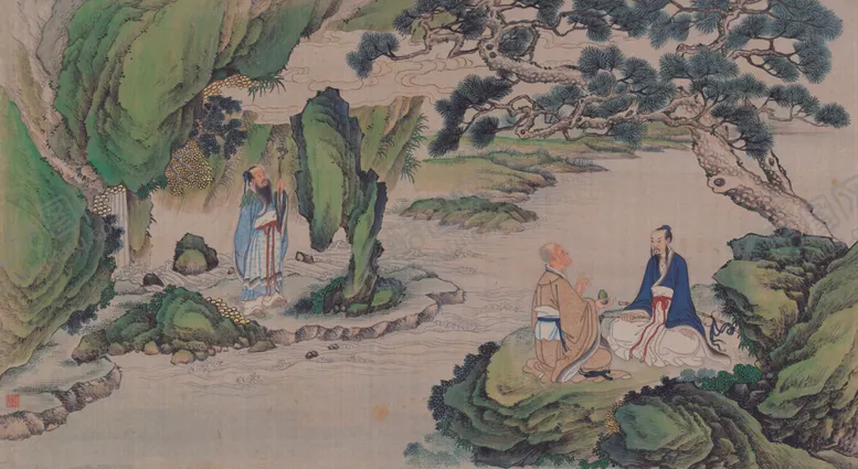 编号：65348704252117283791【酷图网】源文件下载-红楼梦场景精美工笔画