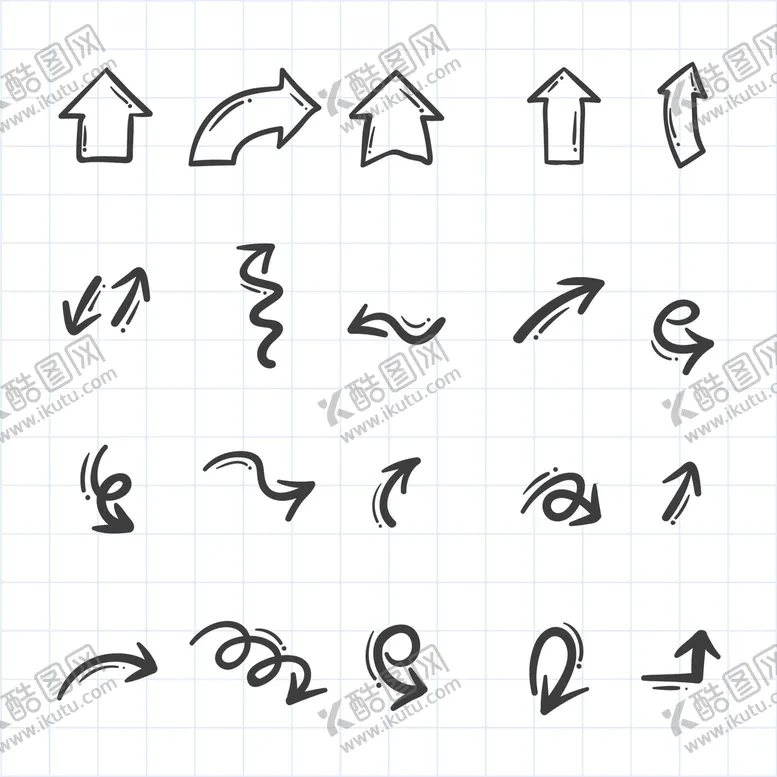 编号：60651411061612519449【酷图网】源文件下载-卡通箭头