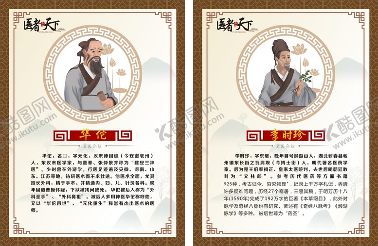 编号：25087609131157203489【酷图网】源文件下载-中医展板文化墙养生堂