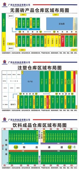 仓库布局标注图