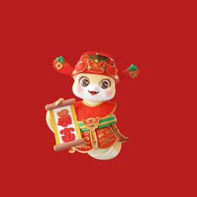 手绘卡通小蛇