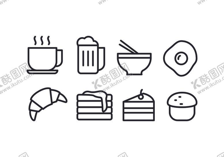 编号：53025509291318156360【酷图网】源文件下载-咖啡元素图标图片