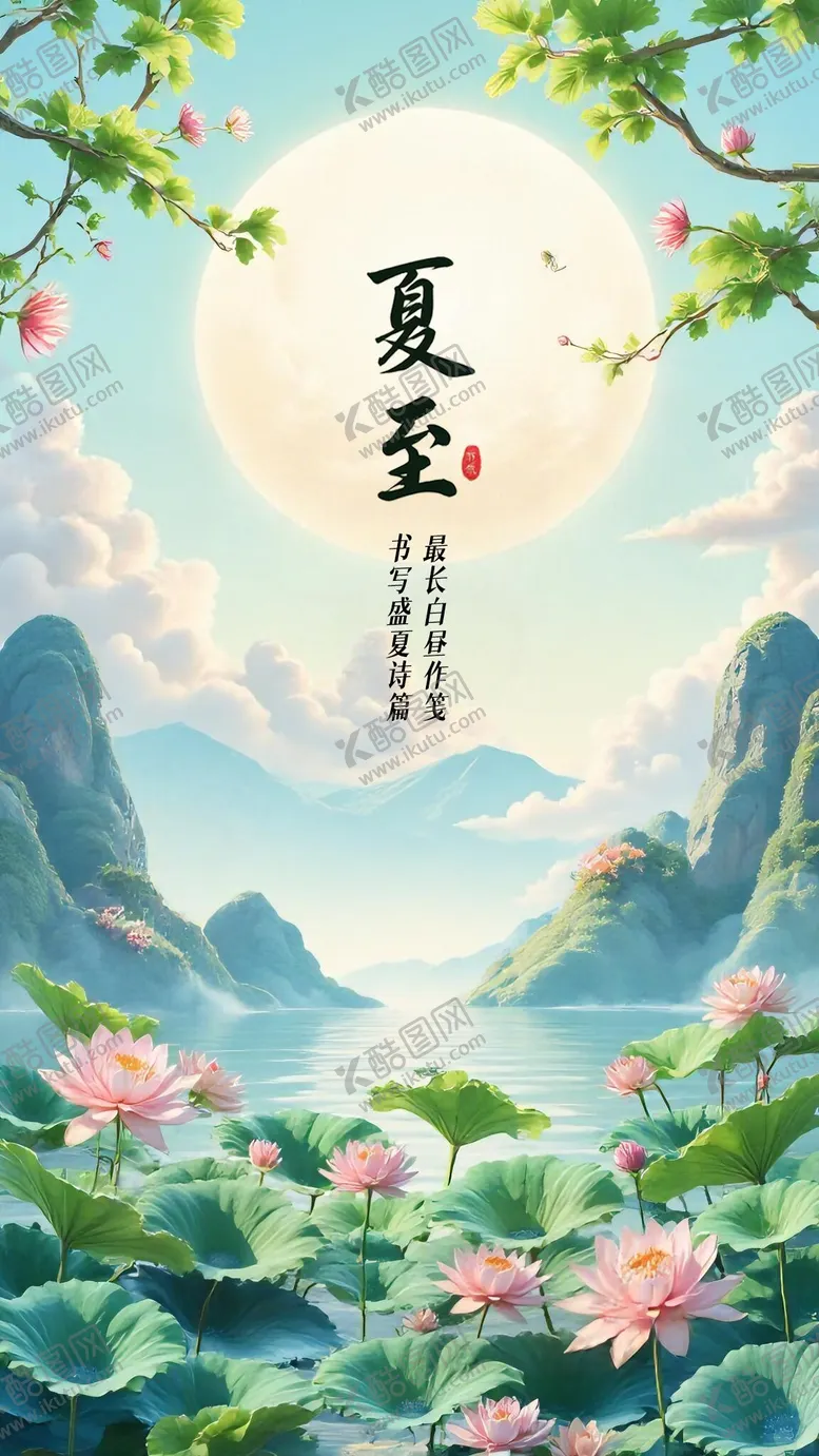 编号：45816506171904529922【酷图网】源文件下载-夏至节气海报