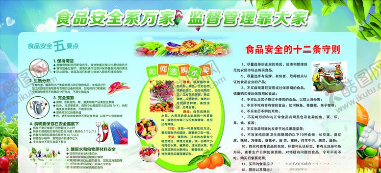 编号：38189406162132338347【酷图网】源文件下载-关注食品安全