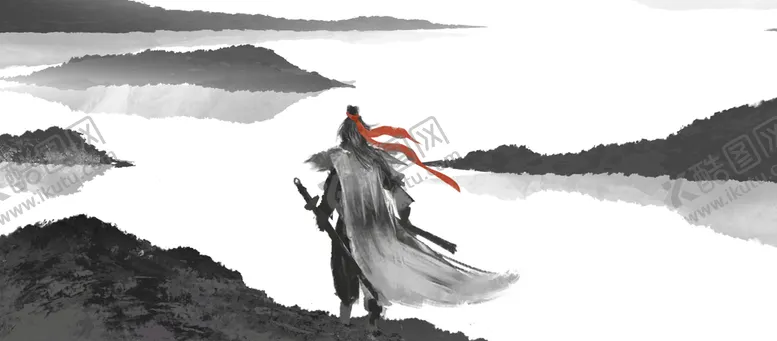 编号：21648009281242534385【酷图网】源文件下载-江湖风格墙贴