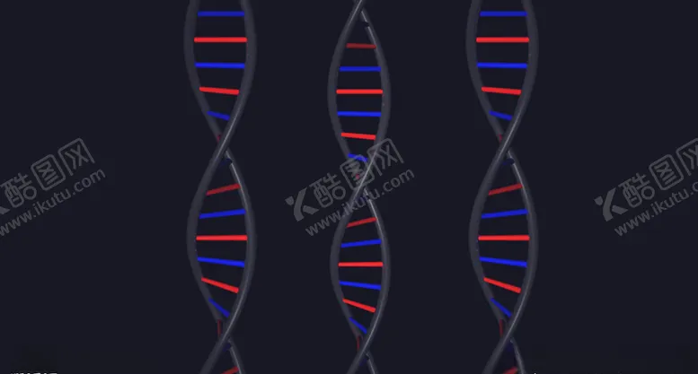 编号：47297405082021352939【酷图网】源文件下载-C4D模型动画DNA模型