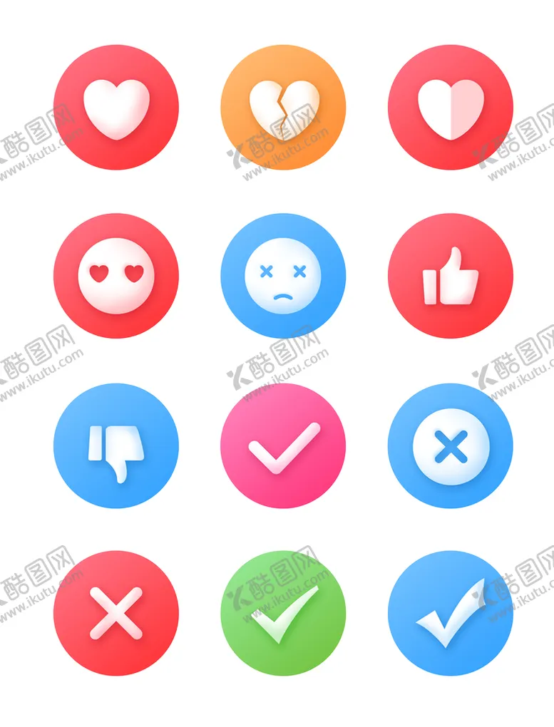编号：60197510182030464332【酷图网】源文件下载-点赞图标