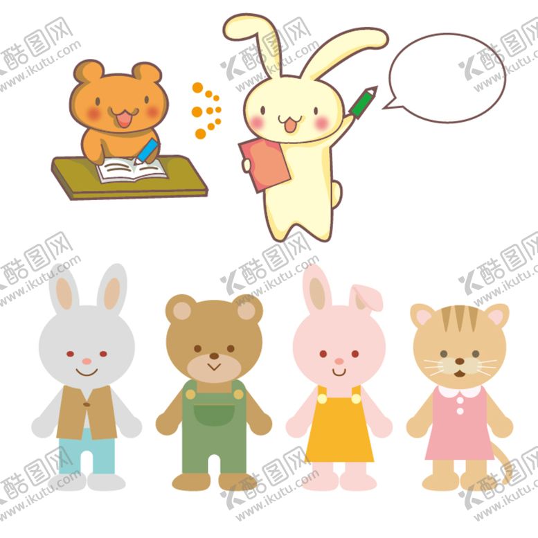 编号：48590709220439229125【酷图网】源文件下载-兔子素材