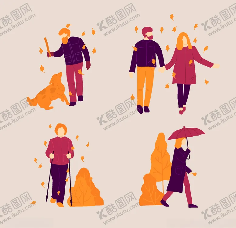 编号：64941604210459155210【酷图网】源文件下载-穿秋装的人