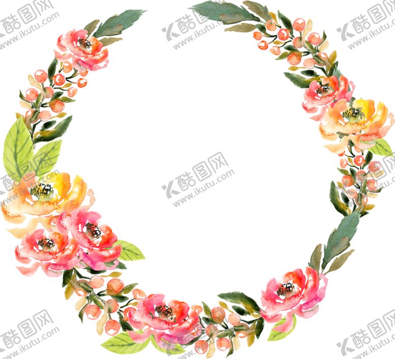 编号：41112606231542083207【酷图网】源文件下载-花环