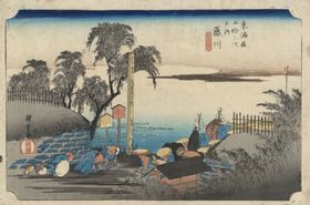 日本街景风景浮世绘