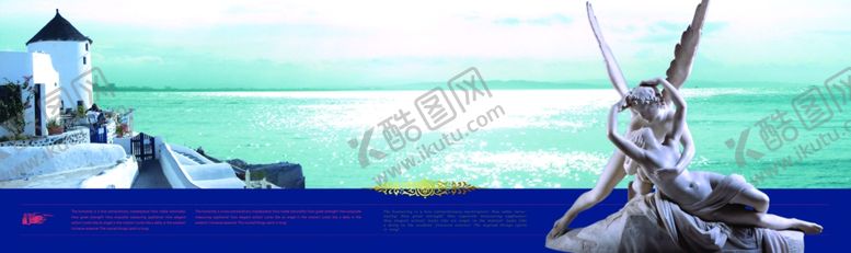 编号：67050805052051155338【酷图网】源文件下载-欧式雕塑湖景地产海报
