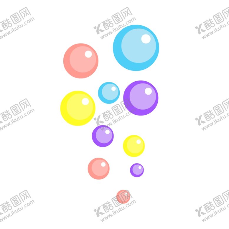 编号：44385109261532042533【酷图网】源文件下载-七彩泡泡