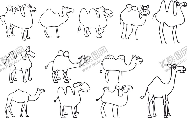 编号：22612009231627079211【酷图网】源文件下载-骆驼卡通