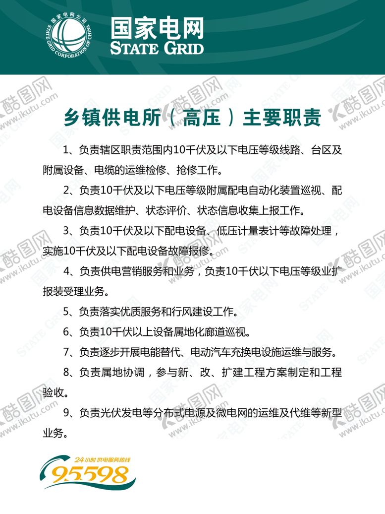 编号：58982409220657432222【酷图网】源文件下载-国家电网展板安全常识宣传