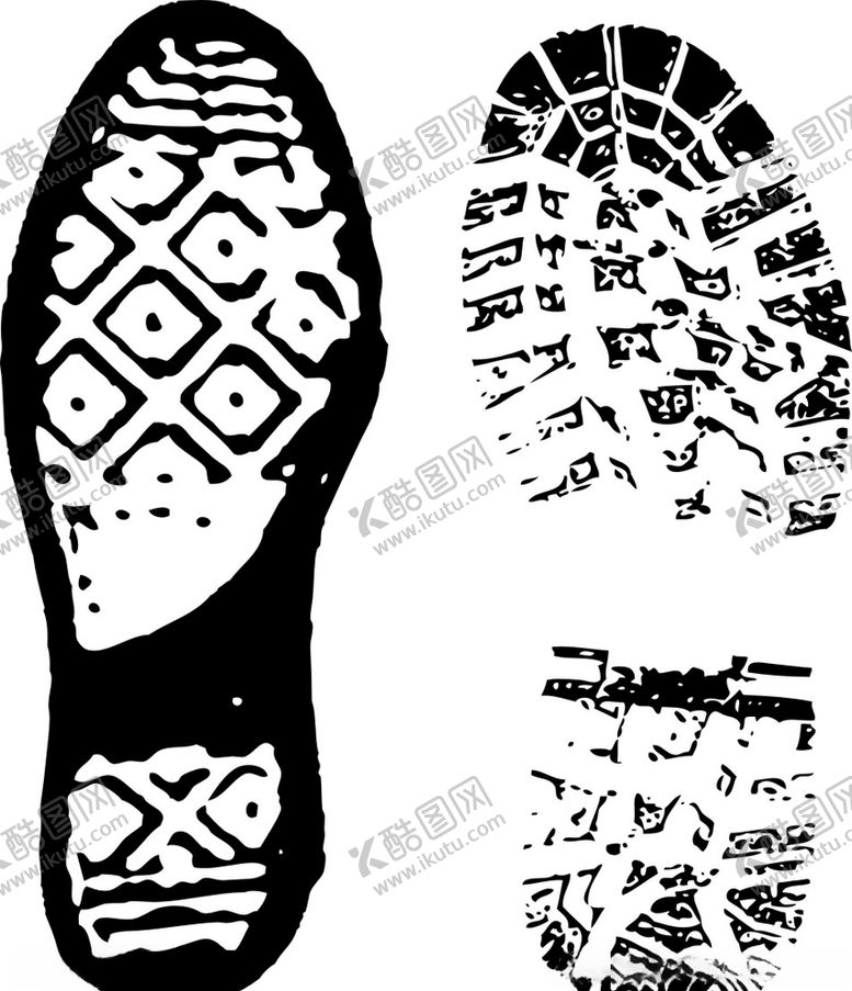 编号：78709810290106295954【酷图网】源文件下载-鞋印脚印