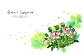 PSD分层抽象创意花纹素材