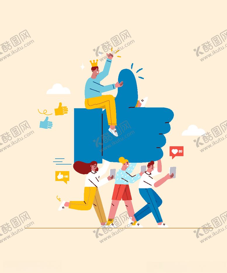 编号：62906010021404327972【酷图网】源文件下载-人物社交生活插画