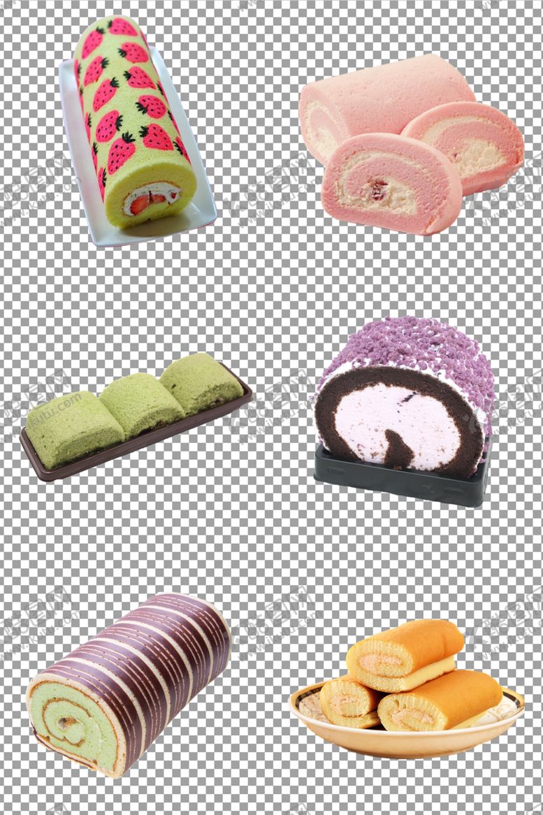 编号：72830709250526386760【酷图网】源文件下载-香甜蛋糕卷