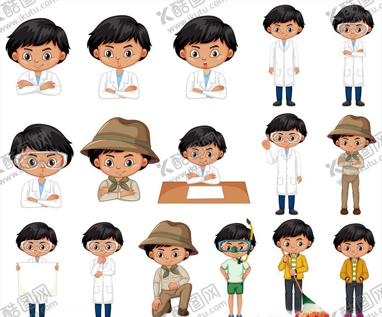 编号：45079209180834284152【酷图网】源文件下载-卡通人物