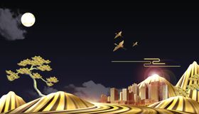 中国风景插画