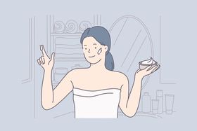 简约人物生活形象插画