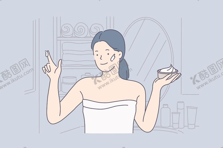 编号：22023209300342077948【酷图网】源文件下载-简约人物生活形象插画