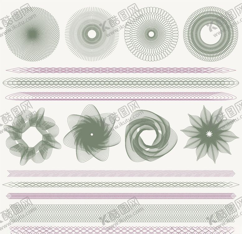 编号：75000509281156058202【酷图网】源文件下载-防伪底纹花纹