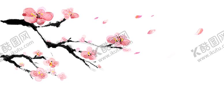 编号：82192210271855357861【酷图网】源文件下载-传统古风水墨花