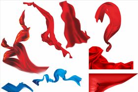 红色飘带