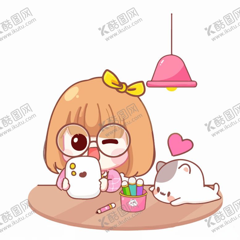 编号：67811602162354122843【酷图网】源文件下载-女孩和小猫