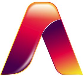 Aa字母现代简约赛车