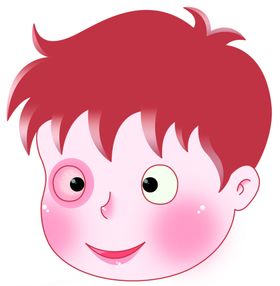 小孩矢量图表情儿童